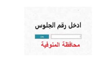 عااااجل.. نتيجة الشهادة الإعدادية 2026 فى محافظة المنوفية الترم الاول.. رابط حصري