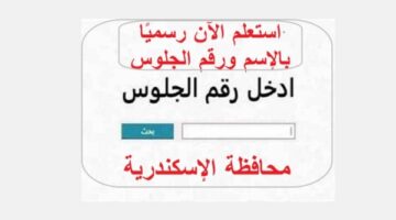 ظهرت رسمياً.. نتيجة الشهادة الإعدادية بالإسكندرية 2026 بنسبة نجاح مرتفعة الترم الاول.. رابط شغال