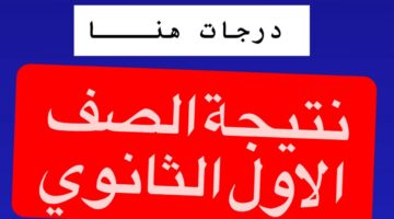 التعليـم توضـح: هل ظهرت نتيجه الصف الاول الثانوي 2026 وخطـوات الاستعلام عبر eduserv.cairo.gov.eg جميـع المدارس