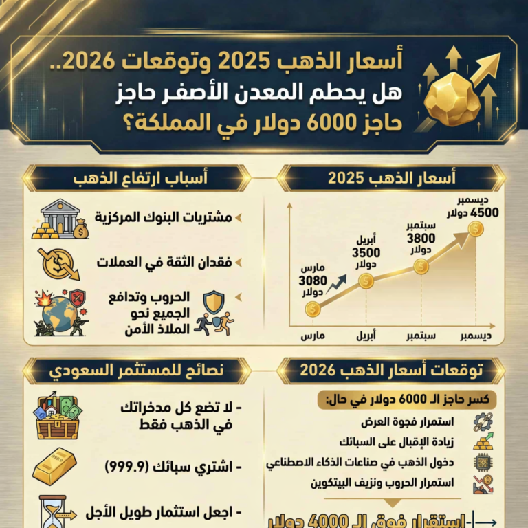 قفزة أم هدوء؟ سعر الذهب اليوم في السعودية عيار 21 بيع وشراء – تحديث فوري الأحد 25-1-2026