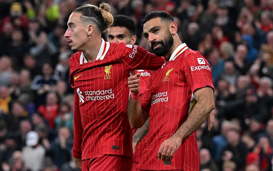 محمد صلاح يقود التشكيل الأساسي لنادي ليفربول أمام بورنموث بالدوري الإنجليزي