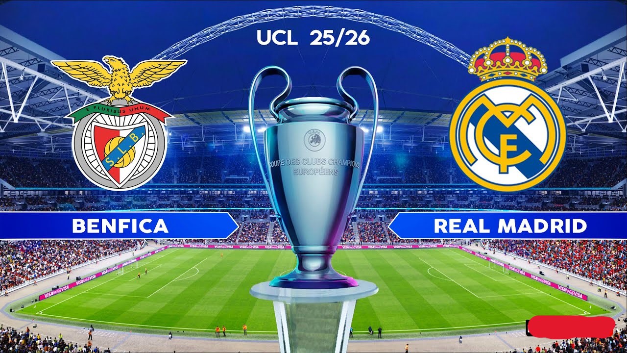 benfica vs real madrid: القناة الناقلة لمباراة بنفيكا ضد الريال مباشر في دوري أبطال أوروبا 2026