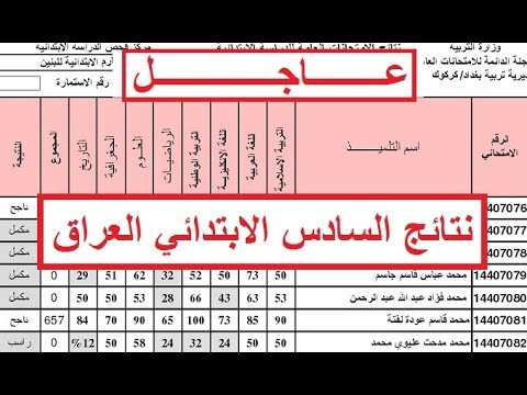 هُنا.. نتائج السادس الابتدائي 2026 الدور التمهيدي موقع نتائجنا من خلال الموقع الرسمي