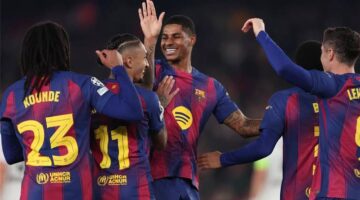Barcelona vs Slavia.. القنوات الناقلة لمباراة برشلونة ضد سلافيا براج الشوط الأول الآن بصوت عامر الخوذيري في دوري أبطال أوروبا 2026