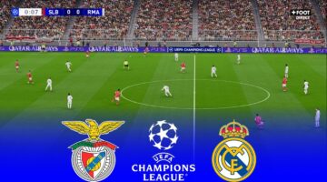 نقل فوري.. مباراة ريال مدريد ضد بنفيكا في دوري أبطال أوروبا 2026
