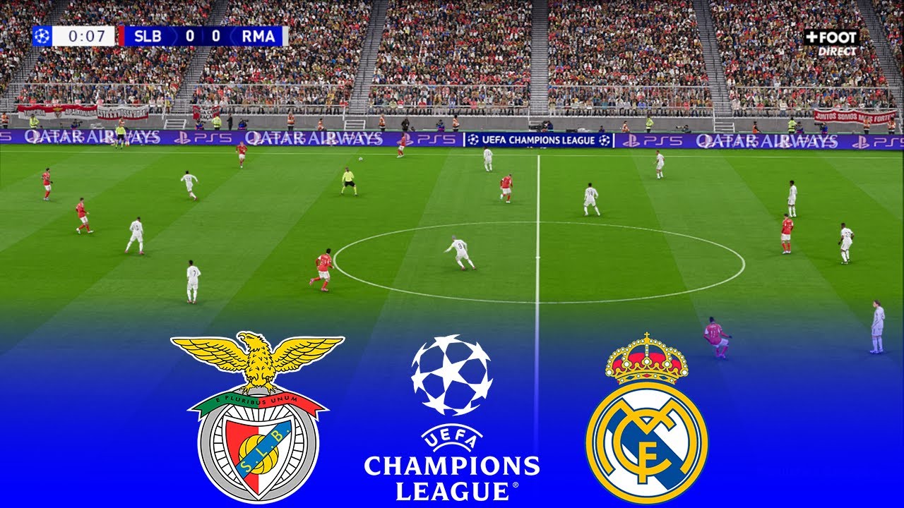 نقل فوري.. مباراة ريال مدريد ضد بنفيكا في دوري أبطال أوروبا 2026