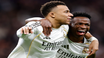 ملخص ونتيجة الشوط الأول من مباراة ريال مدريد وموناكو اليوم في دوري أبطال أوروبا