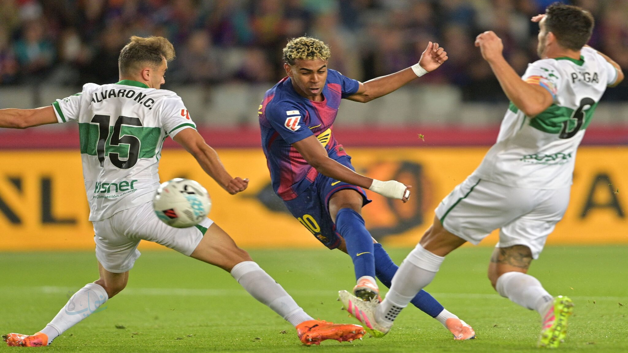 جميع القنوات المفتوحة المجانية الناقلة لمباراة برشلونة والتشي اليوم في الدوري الإسباني 2026