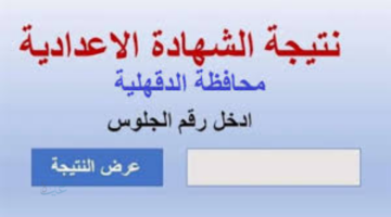 رابط نتيجة الشهادة الإعدادية محافظة الدقهلية 2026 بالأسم ورقم الجلوس عبر بوابة التعليم الأساسي