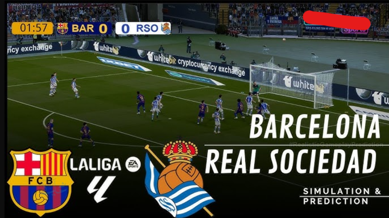 real sociedad vs barcelona جووول بصــوت الكعبي:: قنــاة اذاعة لعبة ريال سوسيداد ضد برشلونة اليوم في الدوري الإسباني.. ماتش البارسا ناري
