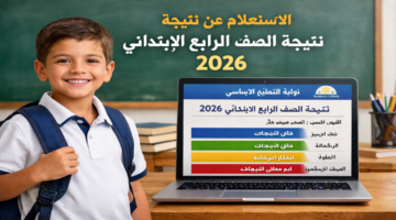 برقم الجلوس .. نتيجة الصف الرابع الابتدائي 2026 خطوات الاستعلام بالتفصيل