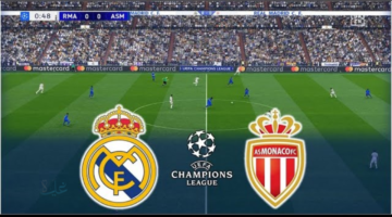 real madrid vs monaco: القناة الناقلة لمباراة الريال ضد موناكو الان في دوري أبطال أوروبا 2026