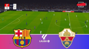 elche vs barcelona.. مباراة إلتشيه ضد برشلونة مباشر الان في الدوري الإسباني 2026