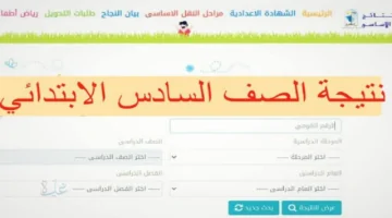 قريبًا .. خطوات الاستعلام عن نتيجة الصف السادس الابتدائي 2026 في مصر