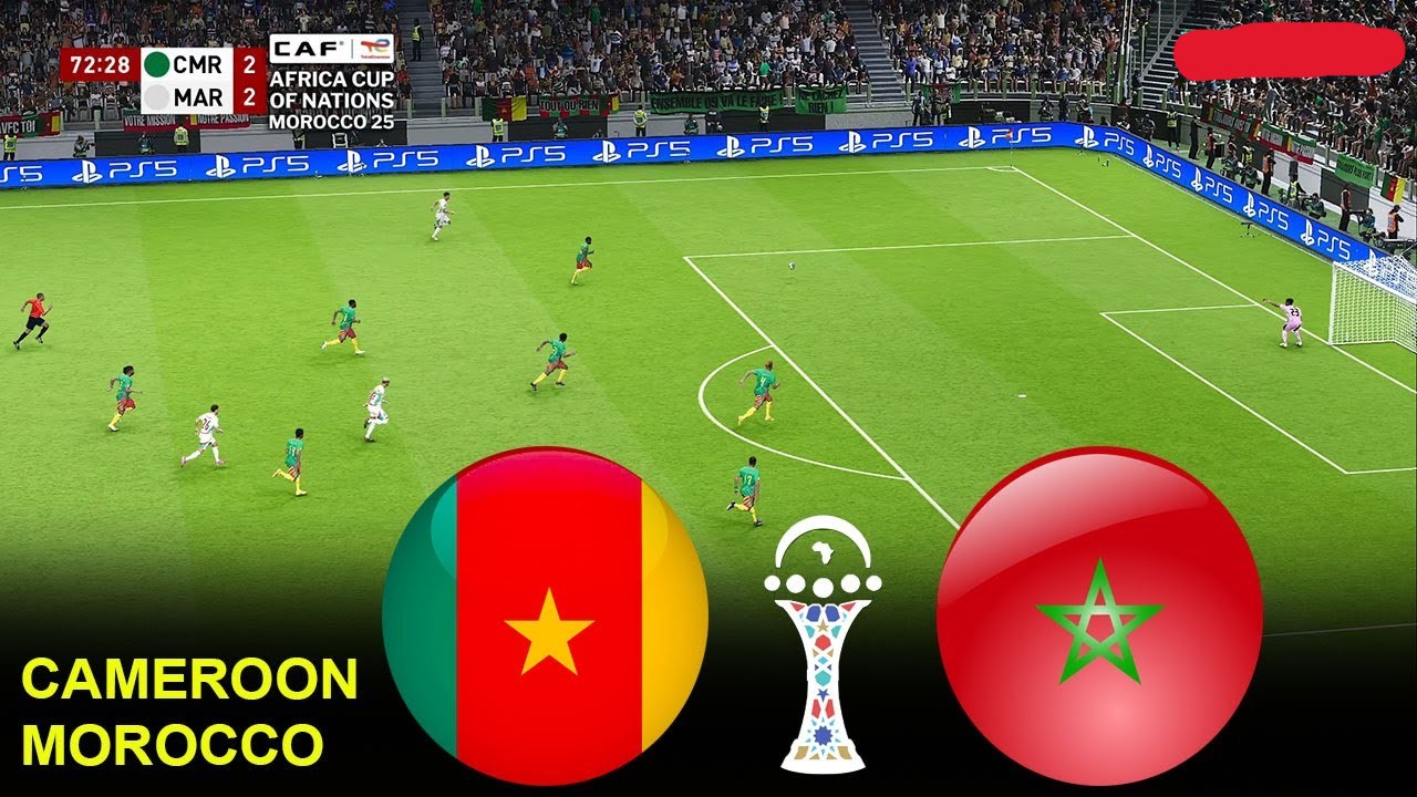 Morocco vs Cameroon.. مباراة المغرب ضد الكاميرون الان في كأس أمم إفريقيا 2026