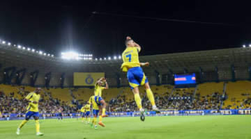 هدف أول للعالمي.. القنوات المفتوحة الناقلة والمعلق لمباراة النصر ضد ضمك damac vs al-nassr في دوري روشن السعودي