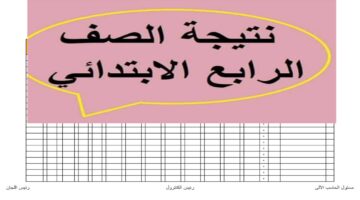 رابط بوابة التعليم الأساسي للاستعلام عن نتيجة الصف الرابع الابتدائي 2026 بالقاهرة الكبرى