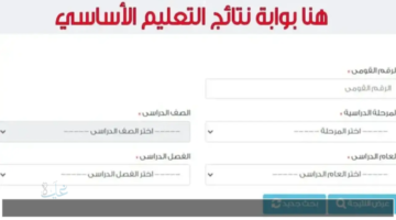 eduserv.cairo.gov.eg.. رابط الاستعلام عن نتيجة الصف الرابع والخامس والسادس الابتدائي 2026 إلكترونيًا