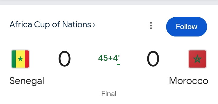 حسم اللقب من علامة الجزاء … نتيجه ماتش المغرب والسنغال Morocco vs Senegal في نهائي كأس الأمم الافريقية