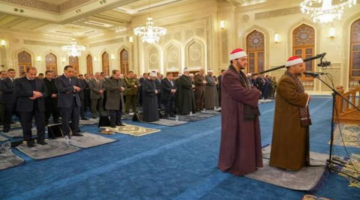 نجوم دولة التلاوة يزينون افتتاح مسجد العزيز الحكيم بالمقطم بحضور الرئيس السيسى