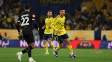 مباراة النصر وضمك في الجولة السابعة عشر من دوري روشن السعودي
