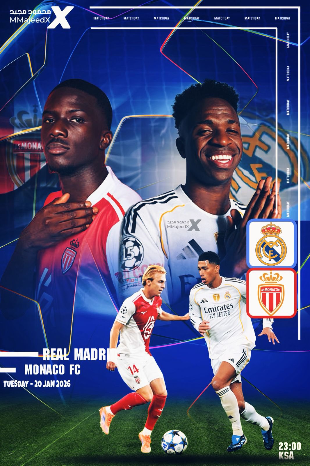 مباراة ريال مدريد وموناكو في دوري أبطال أوروبا 2026