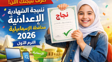 نتيجة الشهادة الإعدادية محافظة الإسماعيلية 2026 برقم الجلوس والاسم