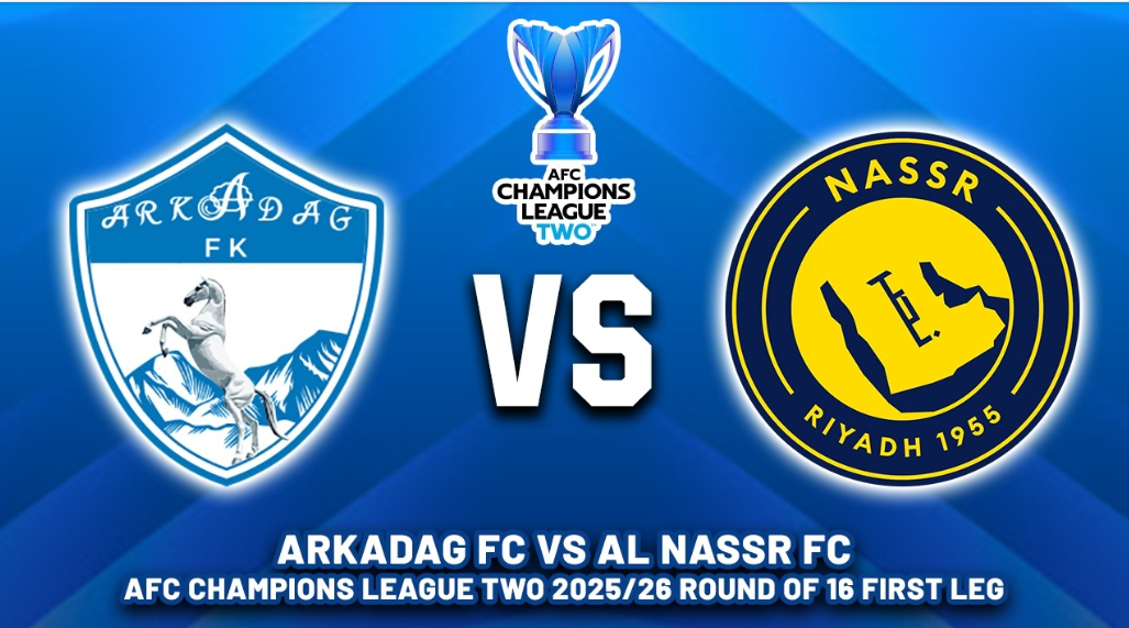نتيجة مـاتش نادي أركاداغ ضد النصر عبر قناة ثمانية على نايل سات وعرب سات لمتابعة مباراة arkadag vs al-nassr في دور ال 16 كاس اسيا اليـوم