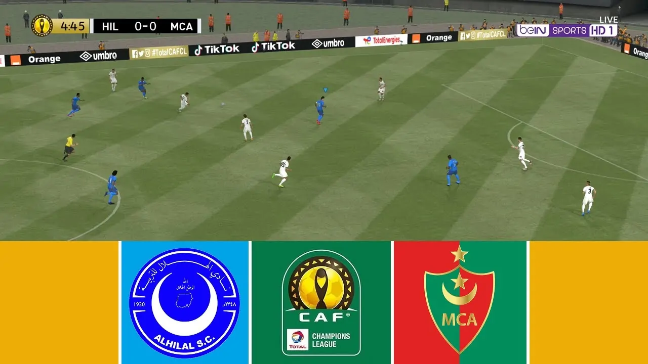 mc alger vs al hilal.. الان مباراة مولودية الجزائر ضد الهلال السودانى في دوري أبطال أفريقيا 2026