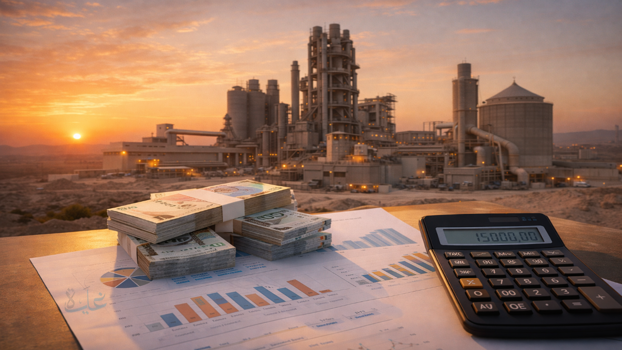أرباح أسمنت السعودية 2025: توزيع 122.4 مليون ريال نقدًا على المساهمين عن النصف الثاني