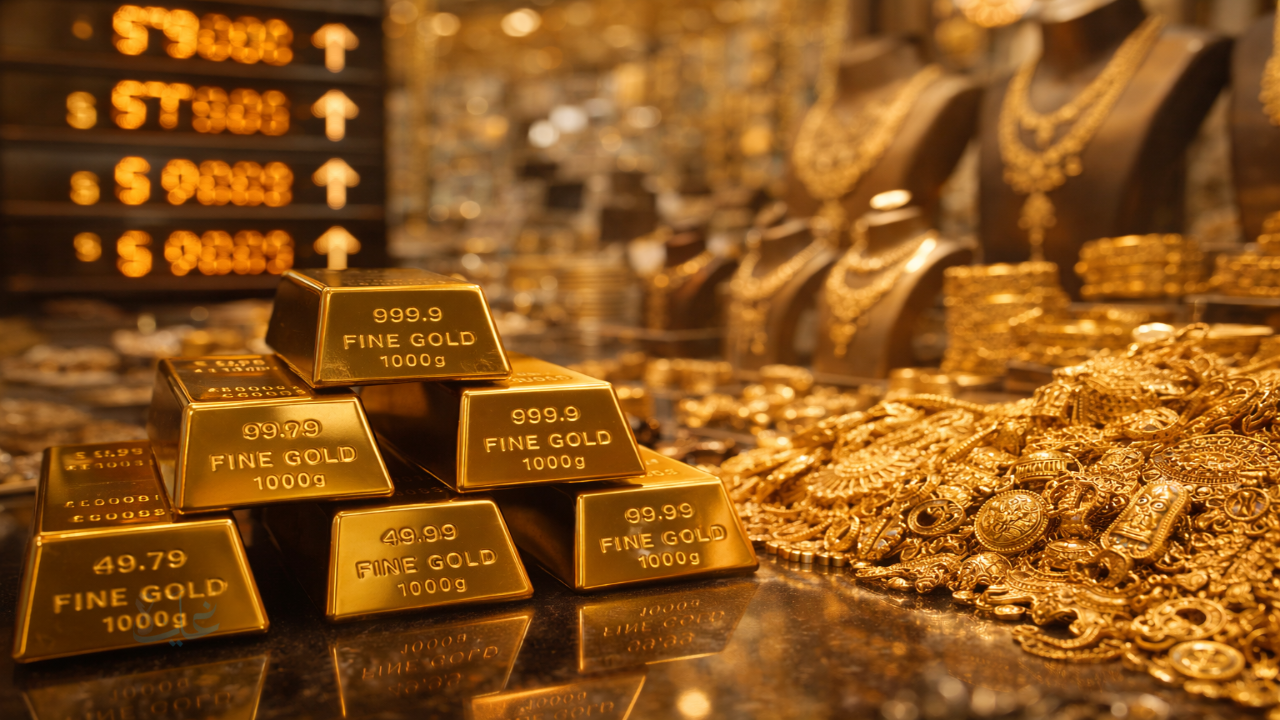أسعار الذهب اليوم في مصر 16 فبراير 2026.. صعود عيار 24 مع تجاوز الأونصة 5000 دولار
