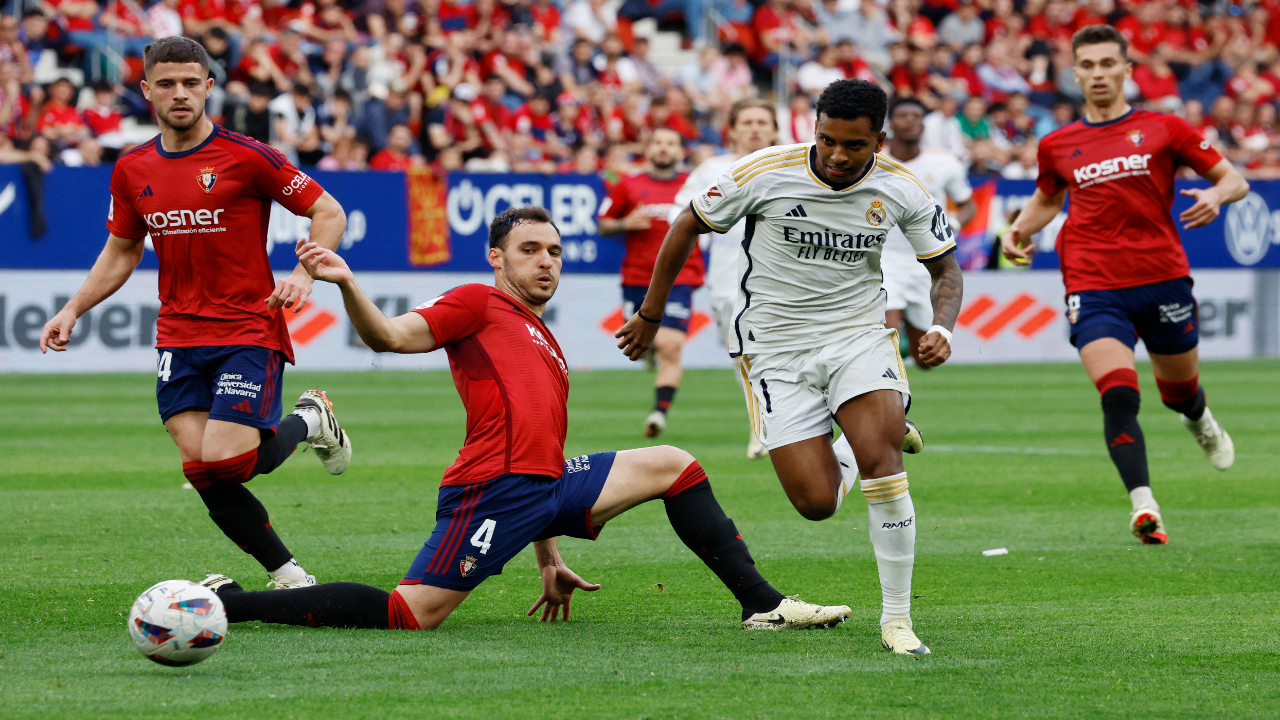 real madrid vs osasuna.. القنوات الناقلة لمباراة أوساسونا ضد ريال مدريد ومعلق المباراة الآن في الدوري الإسباني 2026