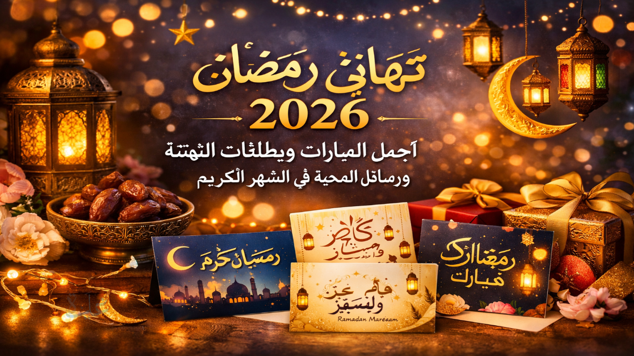 تهاني رمضان 2026 مكتوبة.. أجمل الرسائل وبطاقات التهنئة لاستقبال شهر الرحمة والمغفرة