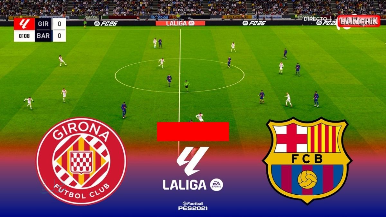 أين يمكنني متابعة نادى برشلونة لكرة القدم – نادى جيرونا لكرة القدم في الدوري الاسباني 2026؟