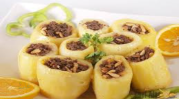 البطاطس المحشية باللحمة المفرومة بدون قلي وهتدوب دوب معاكي والطعم ميتقومش