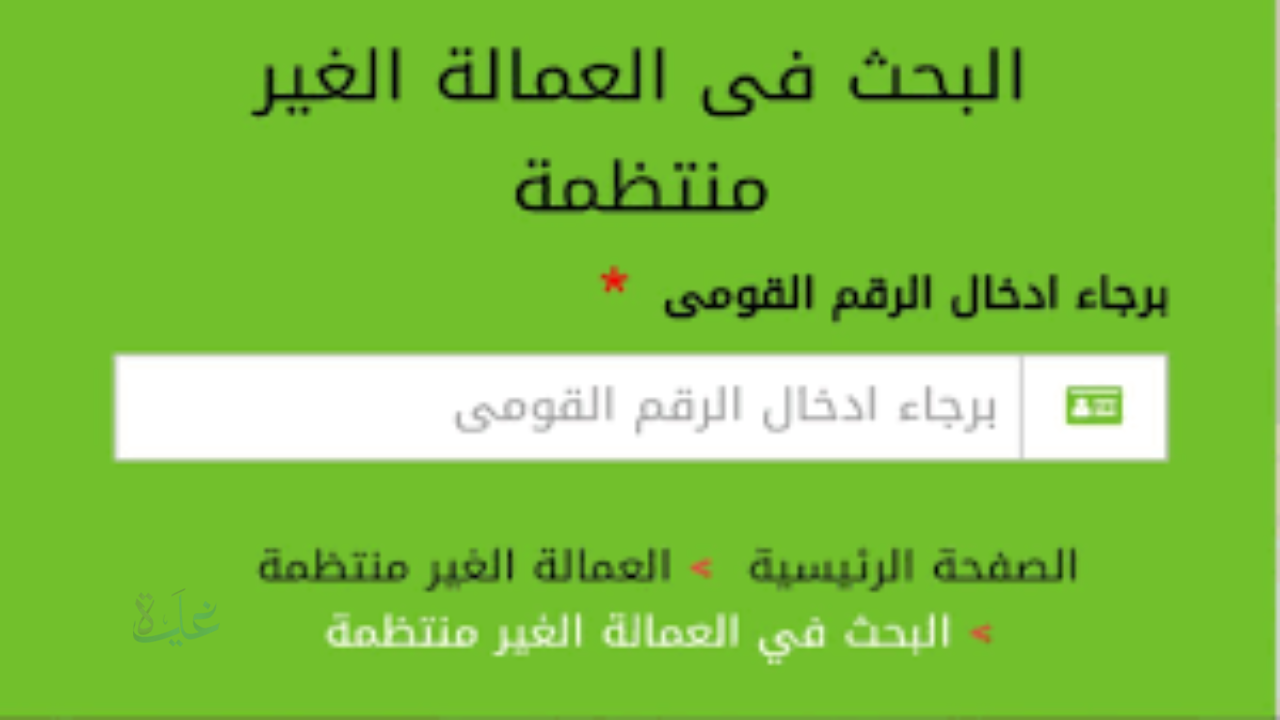 خطوات الاستعلام والصرف بالتفصيل وتسجيل منحة العمالة الغير منتظمة 2026