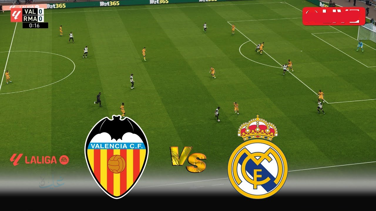 valencia vs real madrid.. ما القنوات الناقلة ومعلق مباراة فالنسيا ضد الريال الان في الدوري الإسباني 2026؟