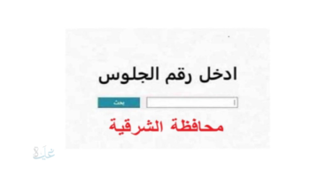 مبرووووك.. ظهور نتيجة الشهادة الاعدادية محافظة الشرقية 2026 بنسبة نجاح 70.63%