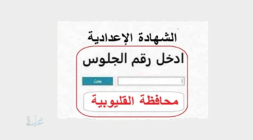 عبر natiga.qalubiaedu.org.. رابط نتيجه الصف الثالث الاعدادي محافظه القليوبيه 2026 برقم الجلوس والاسم الترم الأول