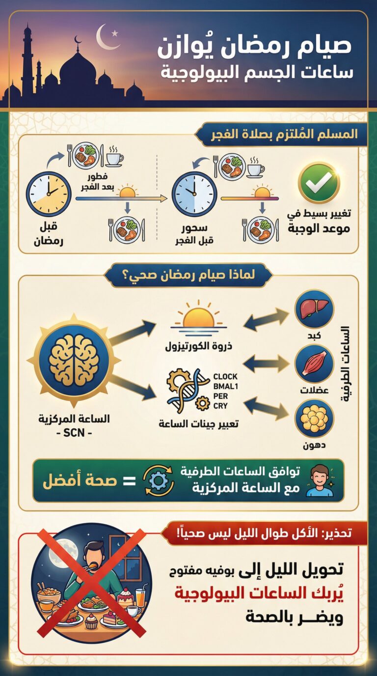 "متى تفطر لتبقى صحيًا؟" استشاري نوم سعودي يشرح توقيت الإفطار المثالي في أوائل أيام رمضان!