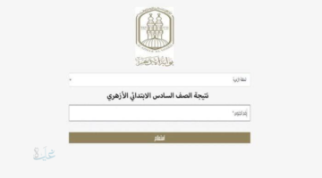 استعلم فورا.. رابط وخطوات الاستعلام عن نتيجة الشهادة الابتدائية الأزهرية الفصل الدراسي الأول عبر بوابة الأزهر للنتائج 2026