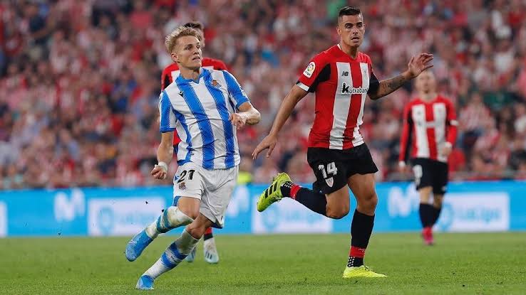 Athletic Bilbao vs Real Sociedad.. القنوات الناقلة لمباراة أتلتيك بيلباو ضد ريال سوسيداد الآن ومعلق المباراة في إياب نصف نهائي كأس ملك إسبانيا 2026