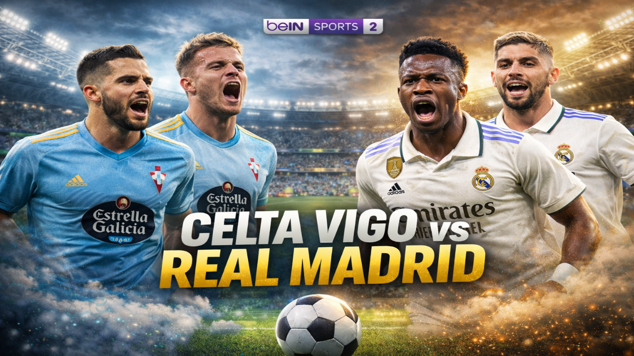 Celta Vigo vs Real Madrid .. ما هى القنوات الناقلة لمباراة سيلتا فيجو ضد ريال مدريد اليوم في الدوري الإسباني 2026