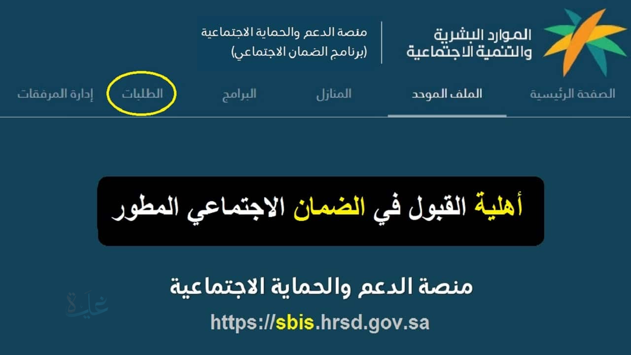 أهلية الضمان الاجتماعي المطور 1447 ورابط الاستعلام وشروط الاستحقاق