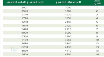 كم يصرف الضمان الاجتماعي للفرد 1447 في السعودية؟ سلم الرواتب والحد المانع الجديد