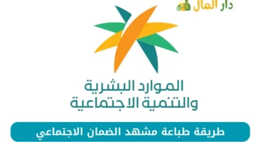إصدار مشهد الضمان الاجتماعي للتابعين والمستفيدين عبر وزارة الموارد البشرية