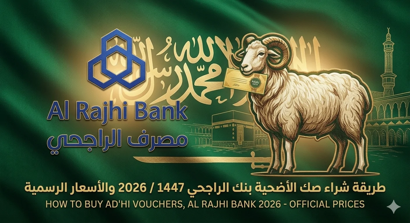 أسعار صك الأضحية والهدي في بنك الراجحي 1447 وكيفية الشراء