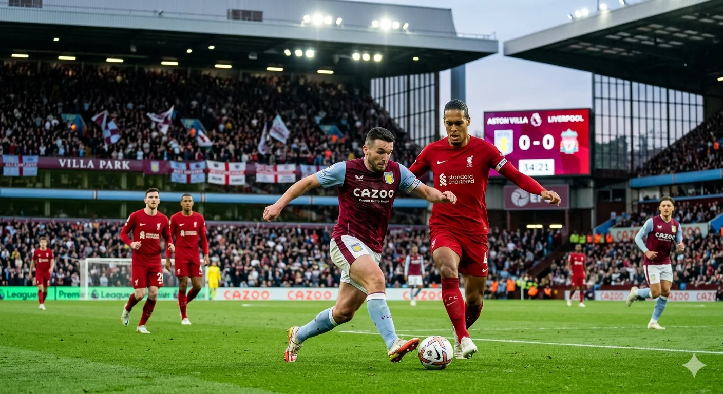 موعد مباراة ليفربول وأستون فيلا بالجولة 37 من الدوري الإنجليزي 2026/2025