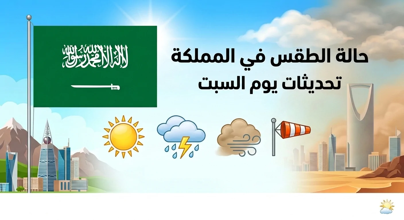 طقس السعودية اليوم 16 مايو 2026 تقلبات جوية تضرب عدة مناطق وانخفاض بالحرارة شمالاً