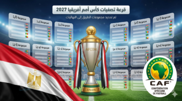 قرعة تصفيات كأس أمم أفريقيا 2027 مصر مع أنجولا ومالاوي والمغرب في مهمة سهلة